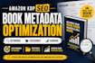 optimize your amazon KDP book metadata for SEO  rankings