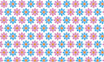 create seamless geometric and floral pattern design