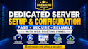 configure fast secure dedicated server hosting with wordpress web hosting panel