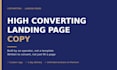 write high converting website landing page copy that sells