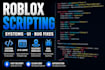 script systems, UI and fix bugs in roblox
