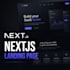 develop your landing page with reactjs