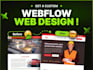 fix and edit framer to webflow website with responsive animation template