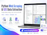 do python web scraping, data extraction, and gis scraping