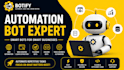 create automation bot, web bot, python bot, task automation, script, playwright