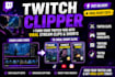 be your twitch clipper, edit twitch vod, stream clips and gaming highlights
