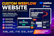 design figma to webflow website as a webflow developer