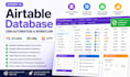 setup airtable database, airtable automation, airtable crm clay com softr expert