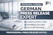 do professional pr distribution and press release writing