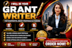write business grant proposal, startup funding and grant application