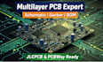 do high speed multilayer pcb layout, schematic, iot, and gerber files for jlcpcb