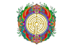 design sacred labyrinth psychedelic tattoo logo