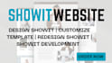 design showit, customize showit template, redesign showit website development