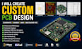 create custom pcb design, schematic, gerber, bom, multilayer pcb
