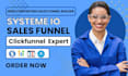 build systeme io sales funnel landing page product page syteme io online course