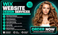 design wix website redesign wix website design wix website development wix seo