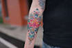 custom an abstract black tattoo design
