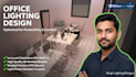 do office lighting design and lux report in dialux evo