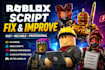 fix, debug and improve your roblox script professionally