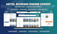 build hotel booking engine hotel booking webflow saas website expedia booking