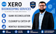 do xero bookkeeping, cleanup and bank reconciliation