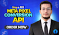 setup facebook conversion api, meta pixel by gtm