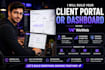 build a client portal or dashboard using weweb