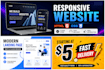 design a modern responsive landing page using HTML CSS