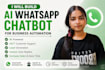build ai whatsapp chatbot for customer support