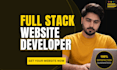 provide custom website development as a full stack developer