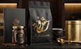 design a luxury arabic calligraphy logo modern