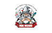 design white wizard poker themed logo