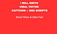 write viral tiktok ugc scripts that convert