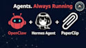 install openclaw setup, paperclip, hermes agent, ai agent automation