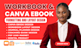 design workbook, coaching guide and canva ebook PDF layout design