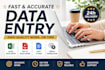 fast and accurate data entry
