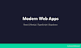 build a modern web app with react and next js
