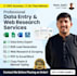 do professional data entry web research and excel data cleaning