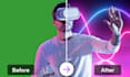 replace green screen with a luxury background