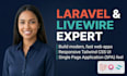 create a professional laravel livewire app with tailwind CSS design
