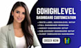 gohighlevel dashboard customization gohighlevel whitelabel ghl dashboard design