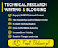 be your expert technical and creative content writer