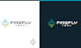 create a futuristic technology and security logo design