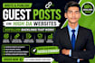 write and publish guest post on high da websites