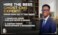 develop a professional ghost cms website, blog, newsletter and migration setup