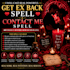 cast real powerful get ex back spell and contact me spell