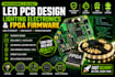 create professional led pcb design, lighting electronics projects and fpga