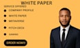 create white paper white paper design brochure design crypto white paper
