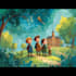 do cute children book cover, children book design