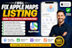 fix apple maps listing unable to add location and verification issues